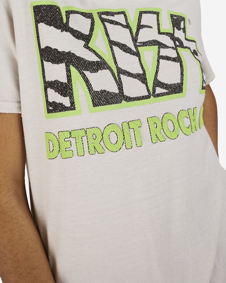 Shop Graphic Tees Kiss Puff Print Tee KSS1430FS grey
