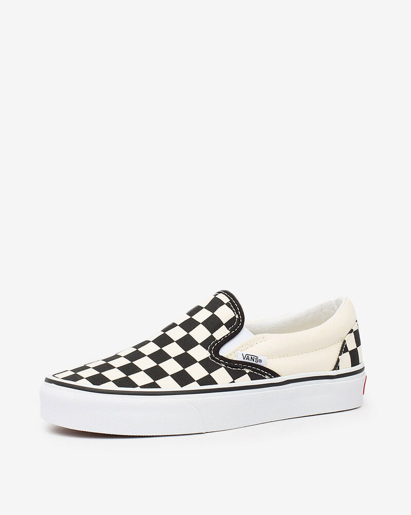 Vans Grade School Checkerboard Classic  Slip-On VN000EYEBWWJ Black 2