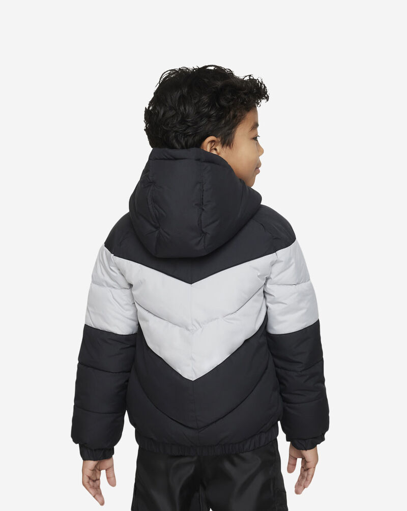 Nike Little Kids' NSW Synthetic Fill Hooded Jacket  86K082-K76 Black 2