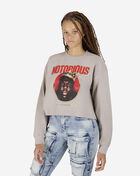Graphic Hoodie Biggie Foil Fleece Crew BSL126088 Beige 1
