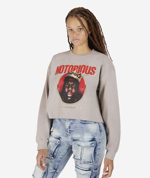 Biggie Foil Fleece Crew