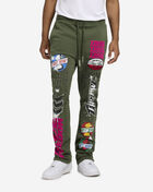 Fleece Pant With Patches