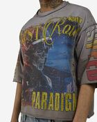 First Row Beyond Skeleton Mini Terry Cropped Tee FRM1046S-GRY Grey 3