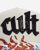 Cult of Individuality Lightening Mesh Back Trucker Hat 626BS-CH75C White 2