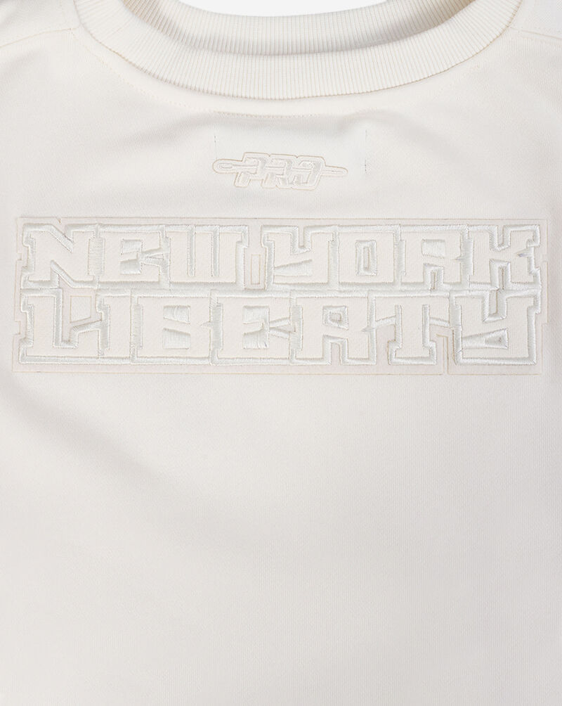 PRO STANDARD New York Liberty Fleece Crewneck WNLC70034-EGG cream 4
