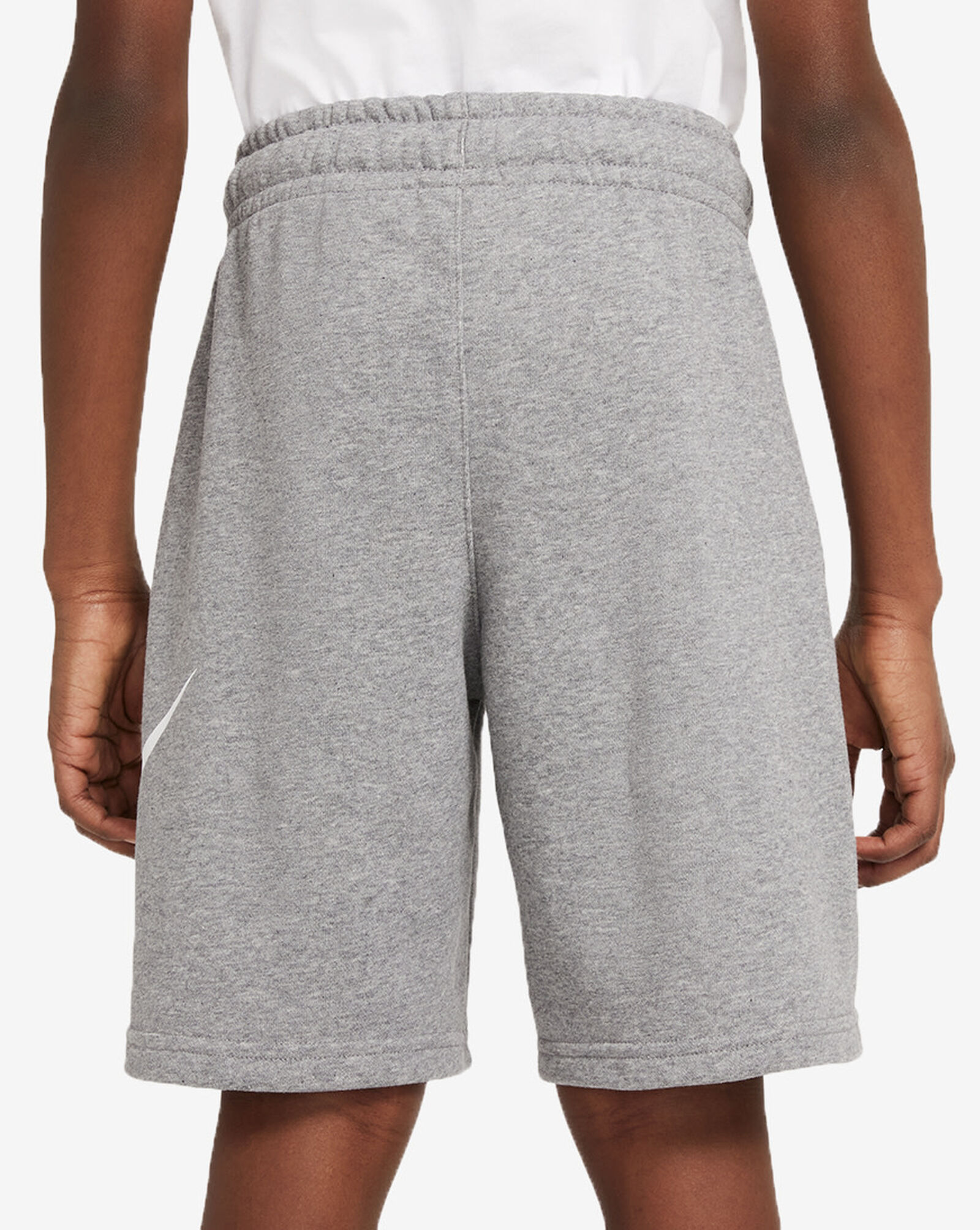 graphic fleece shorts