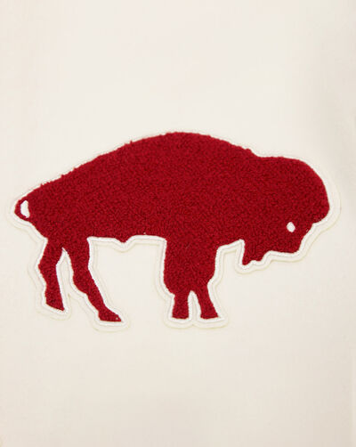 Buffalo Bills Retro Classic Rib Wool Varsity Jacket