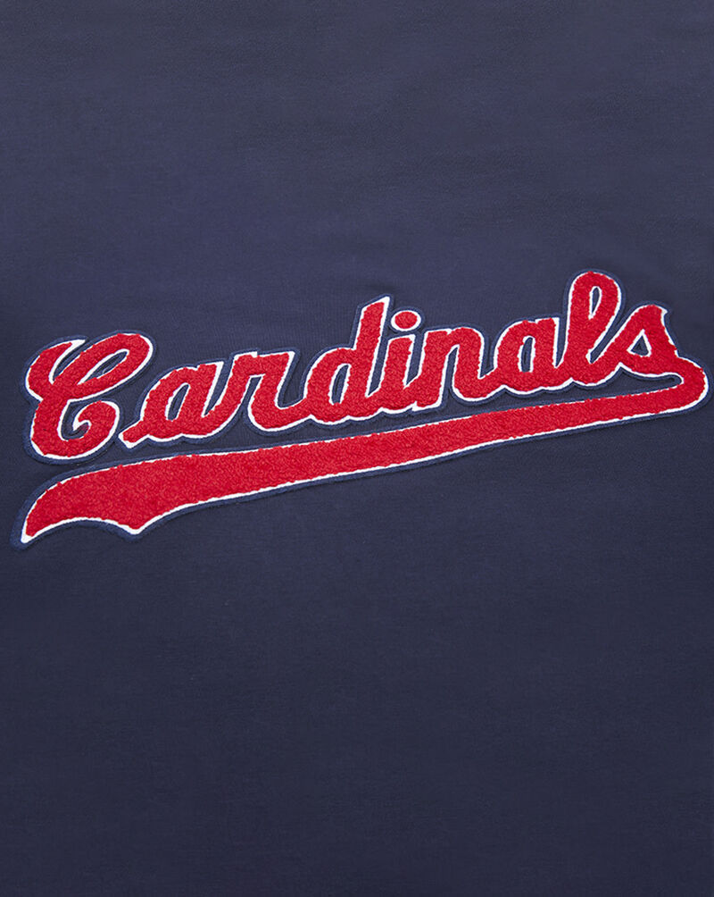 PRO STANDARD St. Louis Cardinals Classic Chenille Double Knit Tee  LSC131938-MDN Blue 4
