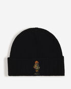 Polo Ralph Lauren Red Rocks Bear Beanie PC1648 Black 1