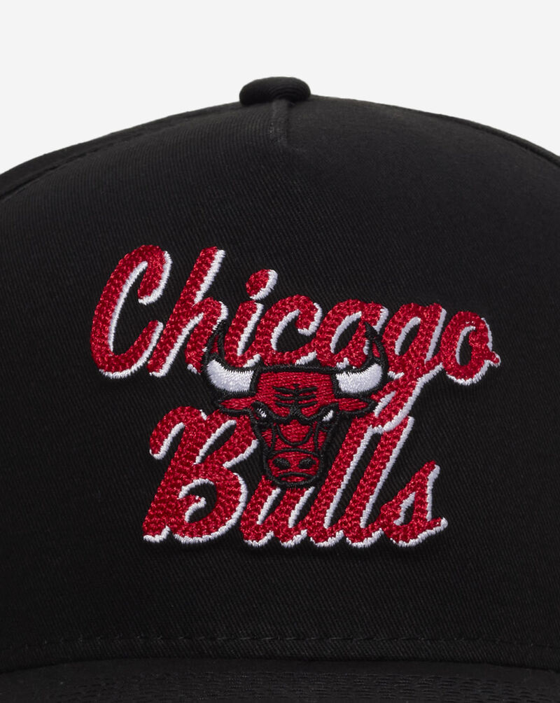 New Era 9Fifty Chicago Bulls Chainstitch Snapback Hat 60727403 Black 2