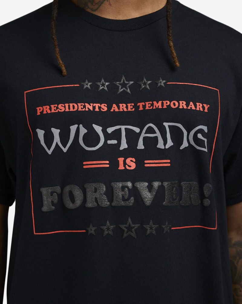 Graphic Tees Wu-Tang Temporary President Tee WTC141154 Black 3