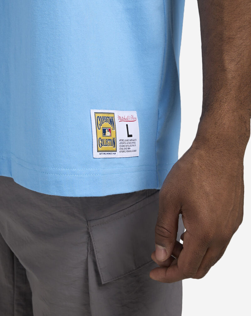 Mitchell  Ness Phillies Pocket Tee FC9252-PPHLTBL Blue 3
