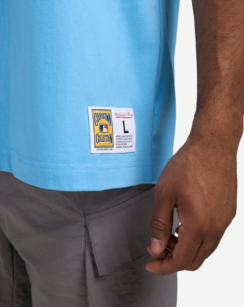 Mitchell  Ness Phillies Pocket Tee FC9252-PPHLTBL Blue 3