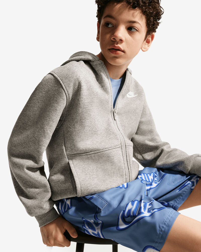 Nike Big Kids' NSW Club Woven 6" Shorts IF2754-486 Blue 4