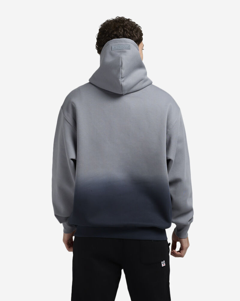 AAPE Dip Dye Fleece Hoodie AAPSWMB325XXNGYL Grey 2