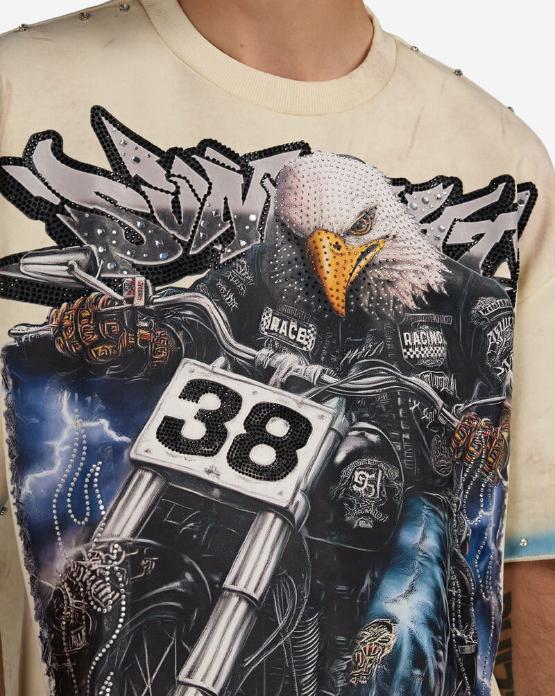 BKYS Apparel Sunlight Terry Cropped Shirt T1540-OFF cream 3