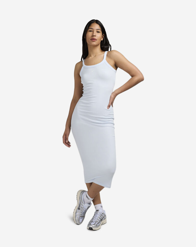 Nike Chill Knit Tight Mini-Rib Tank Dress HJ0710-423 Blue 1