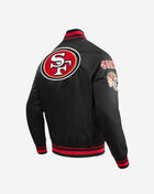 PRO STANDARD San Francisco 49Ers Mash Up Rib Satin Jacket FS46410414-BRK Black 3