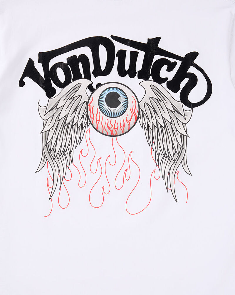 Von Dutch Kids' Eyeball Backhit Graphic Tee VND9E0199 White 2