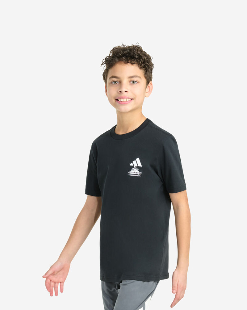 adidas Kids' Boombox Back Hit Graphic Tee  AA10532-AK01 Black 3