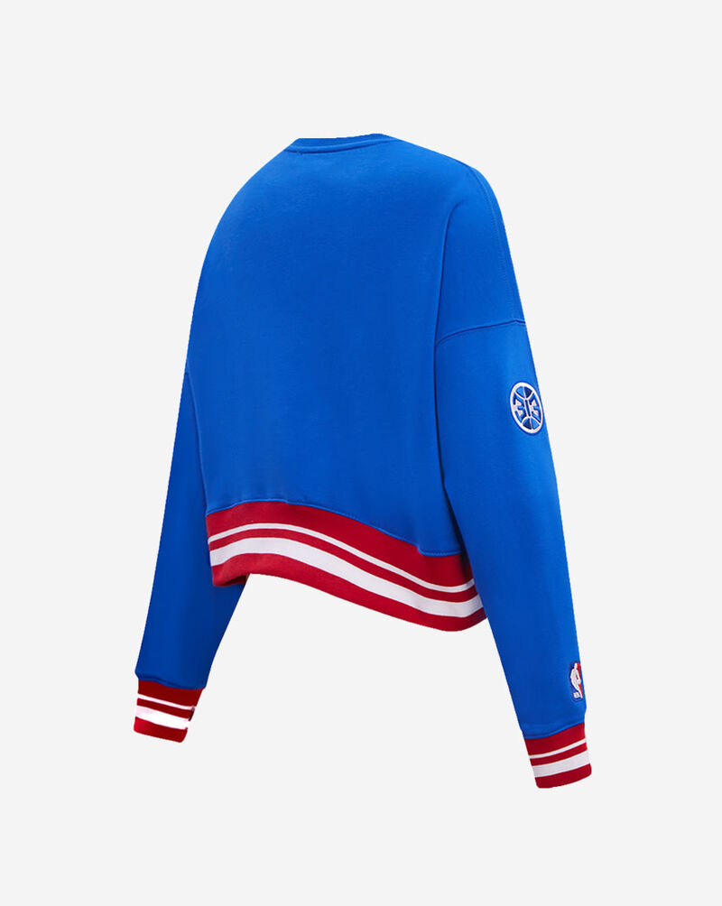 PRO STANDARD Detroit Pistons Retro Classic Rib Fleece Crewneck BDPC515459-RYR Blue 3
