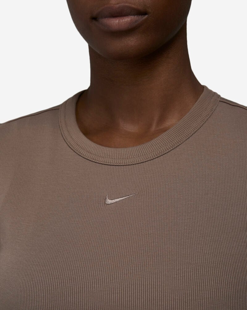Nike NSW Chill Knit Cutout T-Shirt HJ0719-233 Brown 3