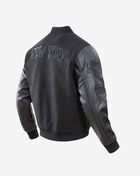 New York Knicks Triple Black Wool Varsity Jacket