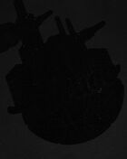 Bag Mafia Chicago Rhinestone Crop Sweatshirt WC5971110-BLK Black 4