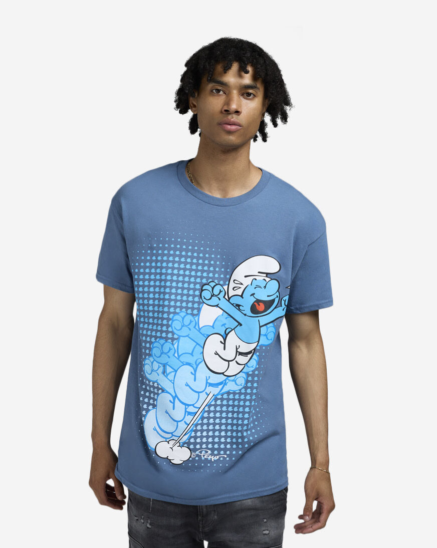 Shop Graphic Tees Motion Big Smurf Tee SMF1940XX blue | SNIPES USA