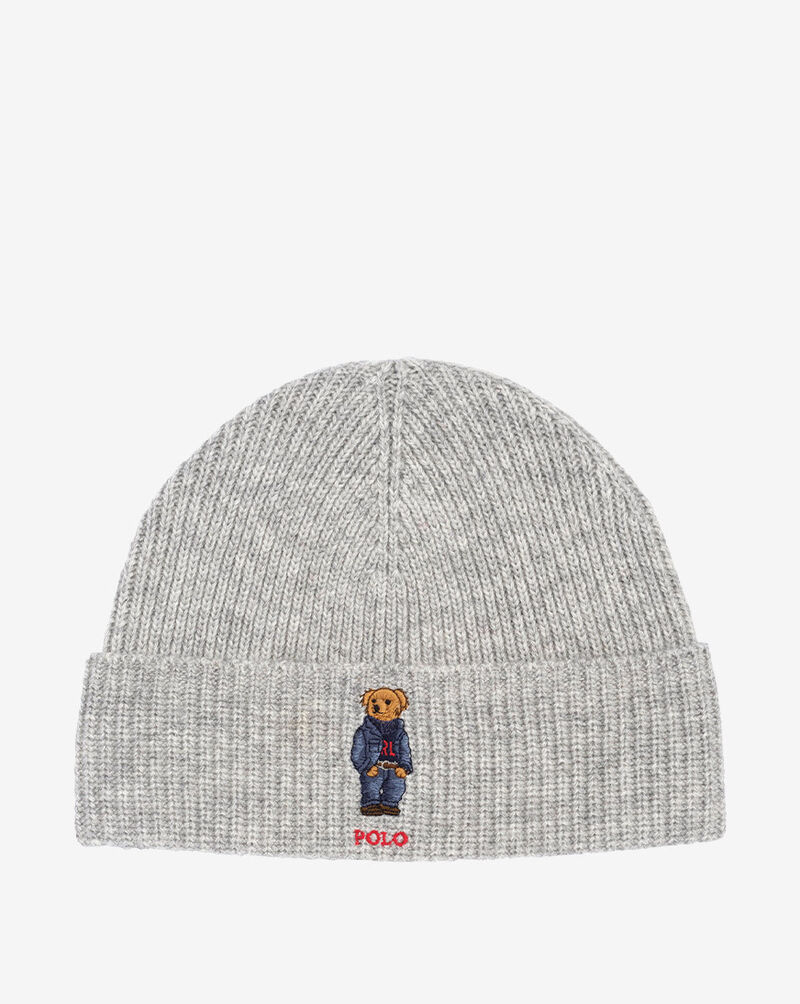 Polo Ralph Lauren Solid Denim Bear Beanie PC1463-032 Grey 1