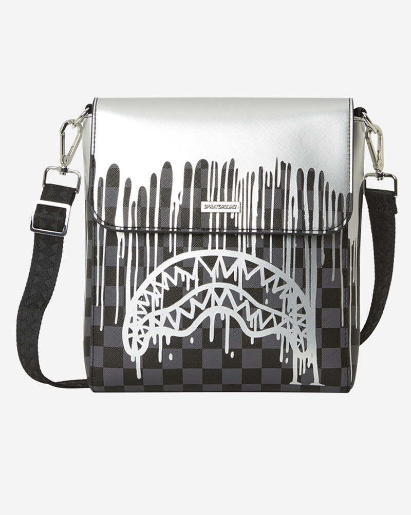 Sprayground Platinum Drips Messenger Bag B5324 Black 1