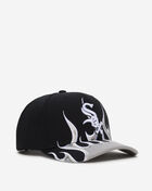 Mitchell  Ness Chicago White Sox Pro Crown Flames Snapback Hat HP14500-CWSBLCK Black 1