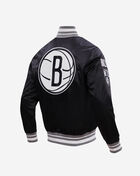 Brooklyn Nets Retro Classic Rib Satin Jacket