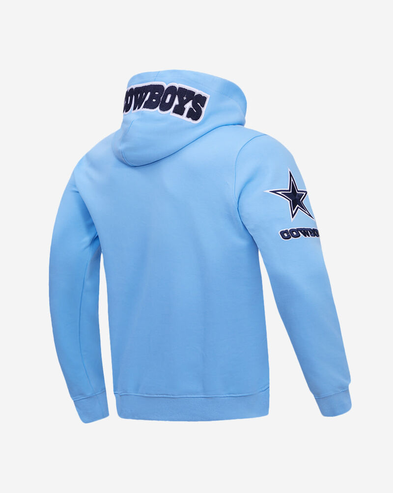 PRO STANDARD Dallas Cowboys Classic Chenille Double Knit Pull Over Hoodie FDC5410295-UNI Blue 3