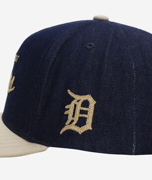 Detroit Tigers Pro Pinch Denim Chainstitch Snapback Hat