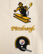 PRO STANDARD Pittsburgh Steelers Retro  Fleece Sweatpant FPS443537-EBK cream 2