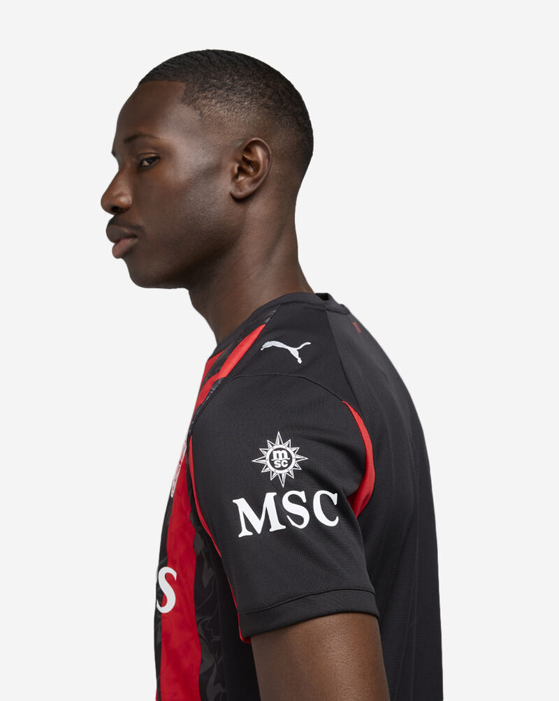 Puma AC Milan '25/'26 Home Authentic Soccer Jersey 77996201 Black 4