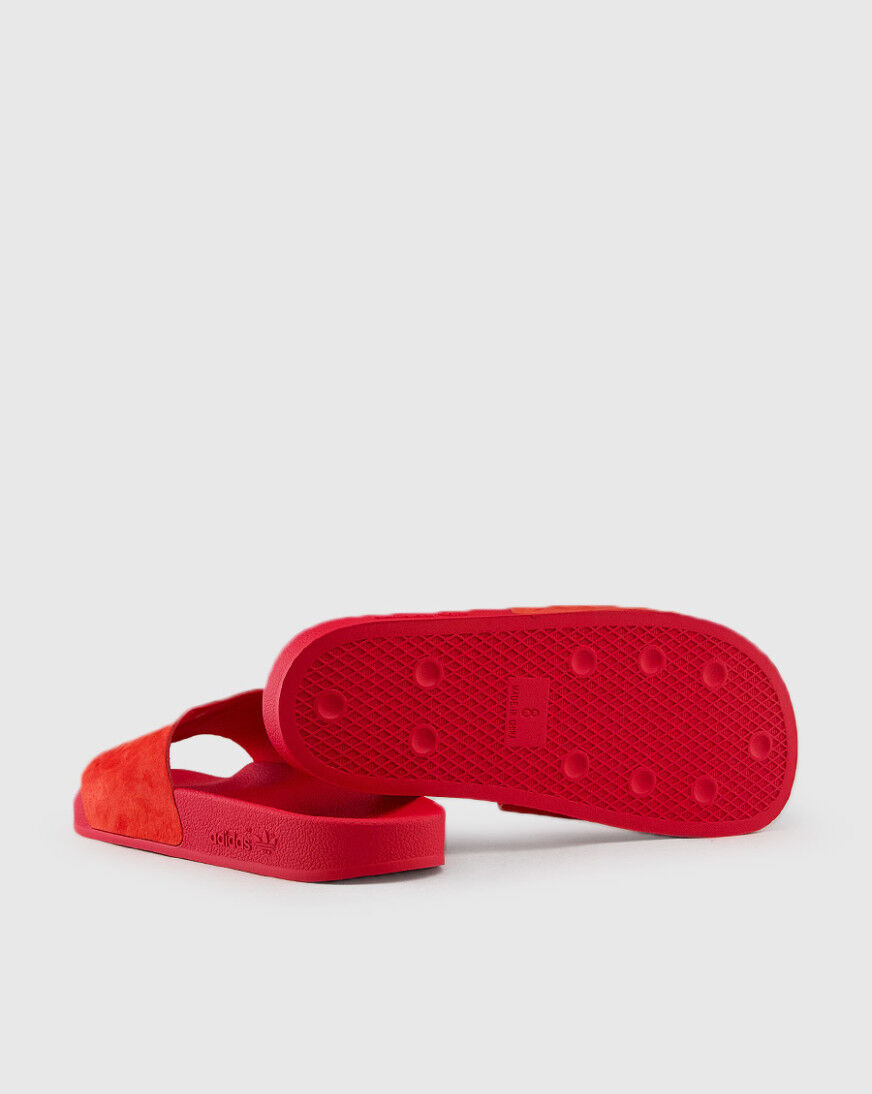 red adidas slides womens