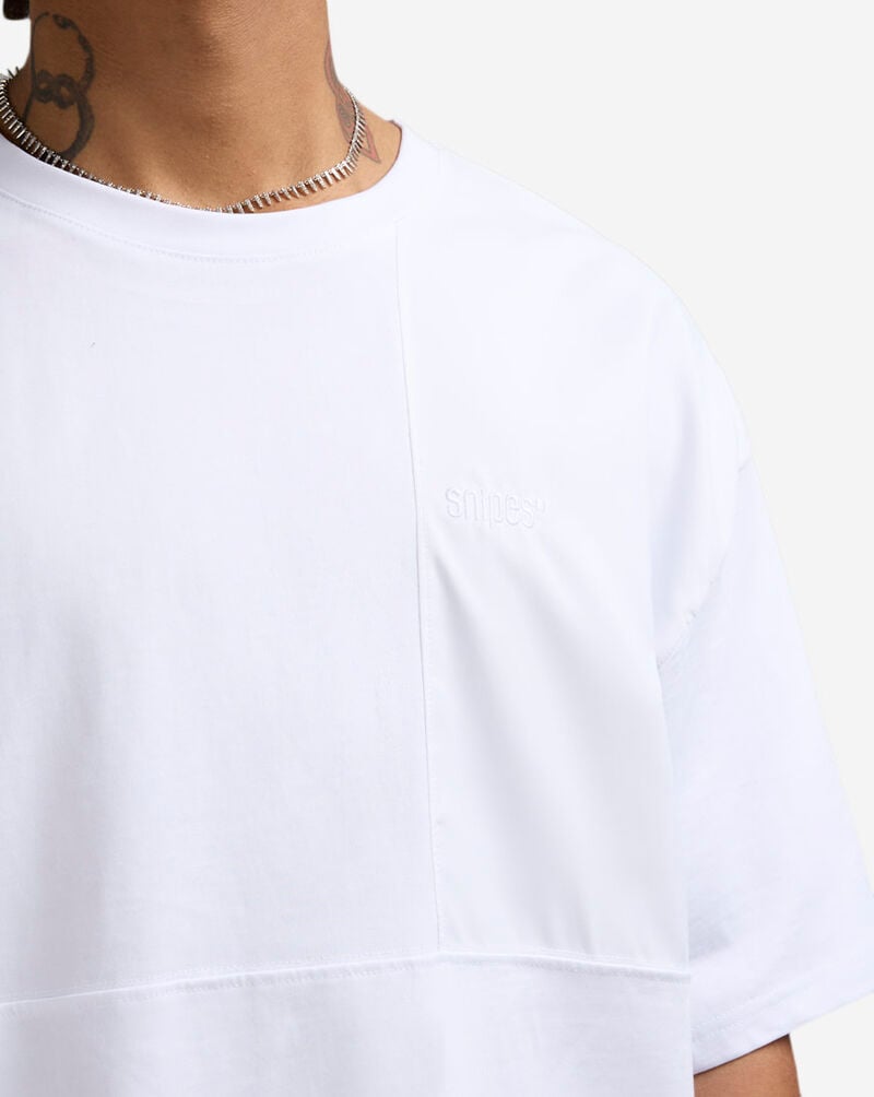 SNIPES Oversized Contrast Fabric Tee SNQ225001M-WHT White 3
