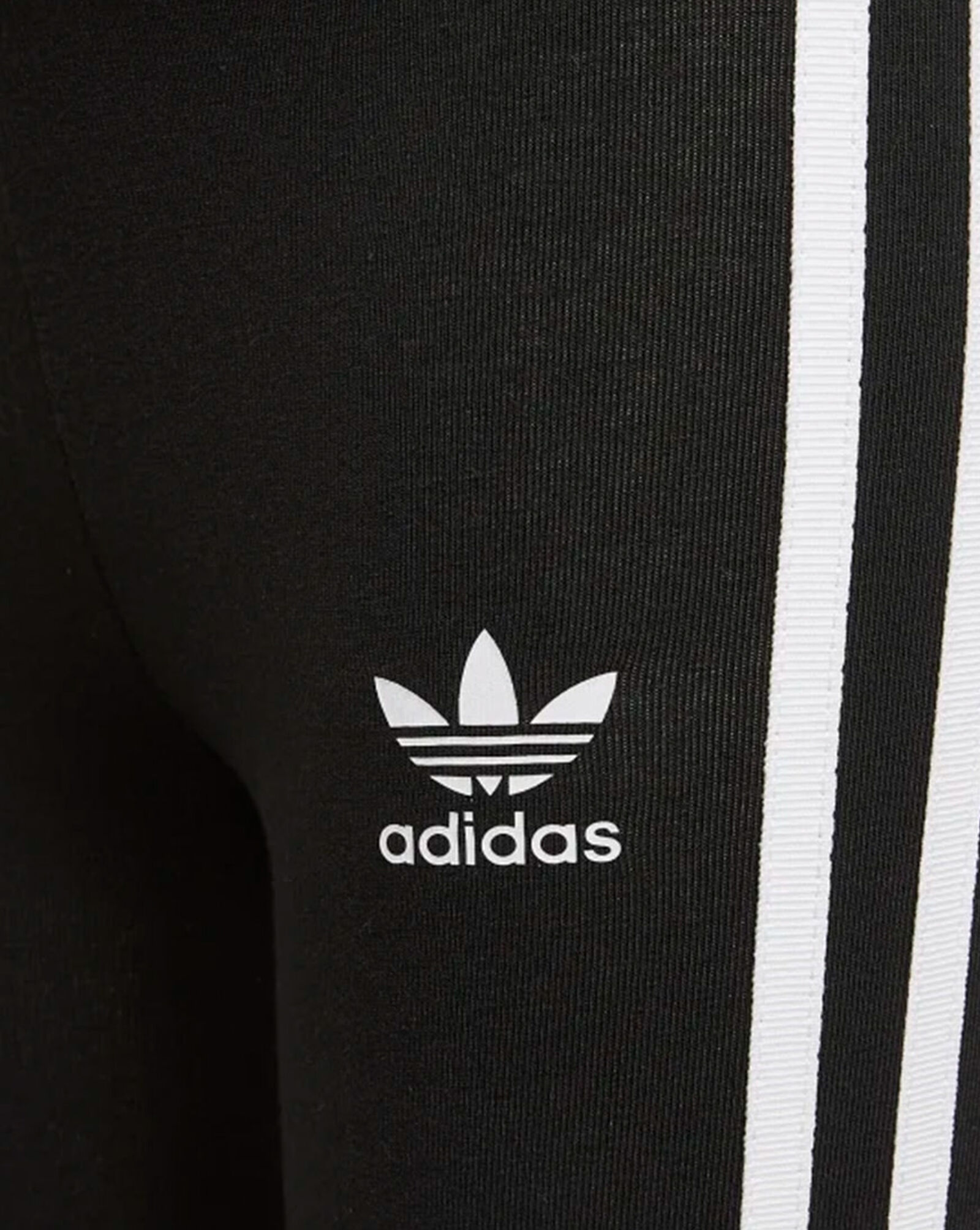 Shop adidas Little Girl 3 Stripe Leggings H25256 black SNIPES USA