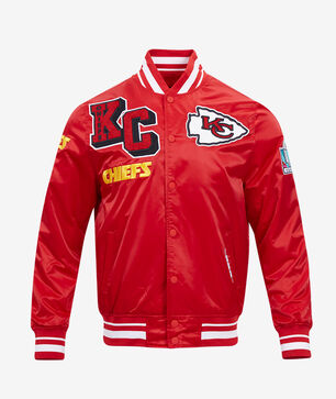 Kansas City Chiefs Mash Up Rib Satin Jacket