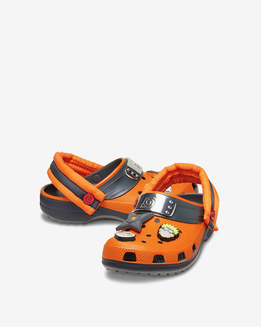 Orange and black crocs 2025