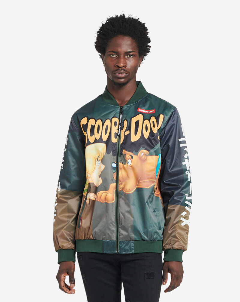 MEMBERS ONLY Scooby Doo Bomber Jacket MW090411-OLV Green 1