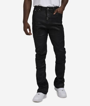 Monogram Embellished Denim Jeans