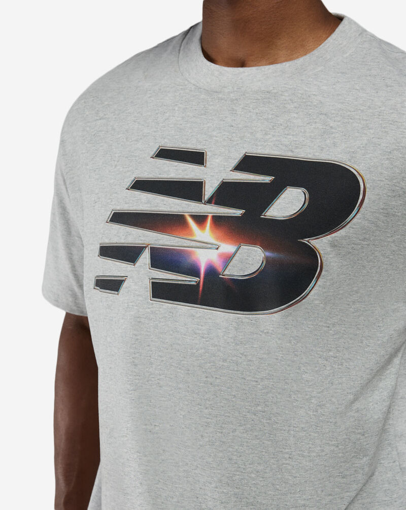 New Balance Logo Tee NB007-00431 Grey 3
