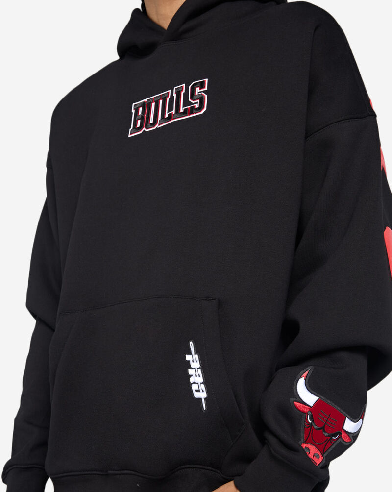PRO STANDARD Chicago Bulls Wingspan Drop Shoulder Hoodie BCB5515823-BLK Black 3