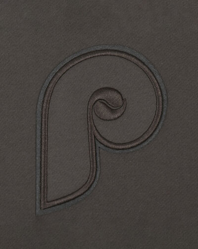 Philadelphia Phillies Neutral Drop Shoulder Fleece Pullover Hoodie