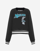 PRO STANDARD Florida Marlins Retro Classic Fleece Crewneck  LMMC314570-BLK Black 1