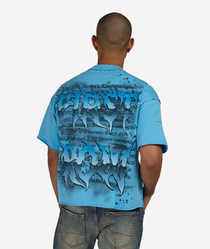 Fallen Guardian Cropped Terry Tee