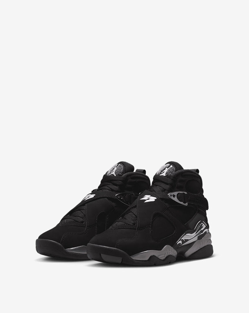 Jordan Big Kids' Air Jordan 8 Retro "Chrome" 305368-007 Black 2